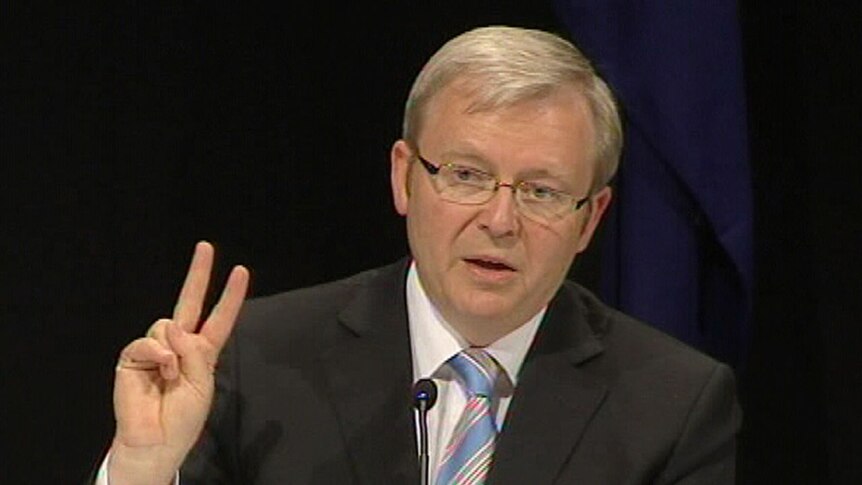 Prime Minister Kevin Rudd says Australia needs to concentrate on partnerships with the UN and Asia Pacific. (File photo)
