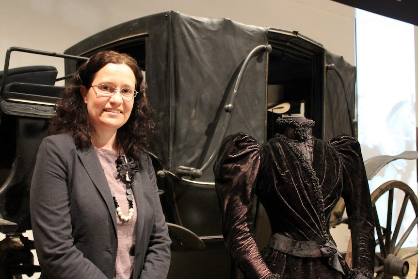 Curator Jennifer Wilson at the National Museum of Australia.