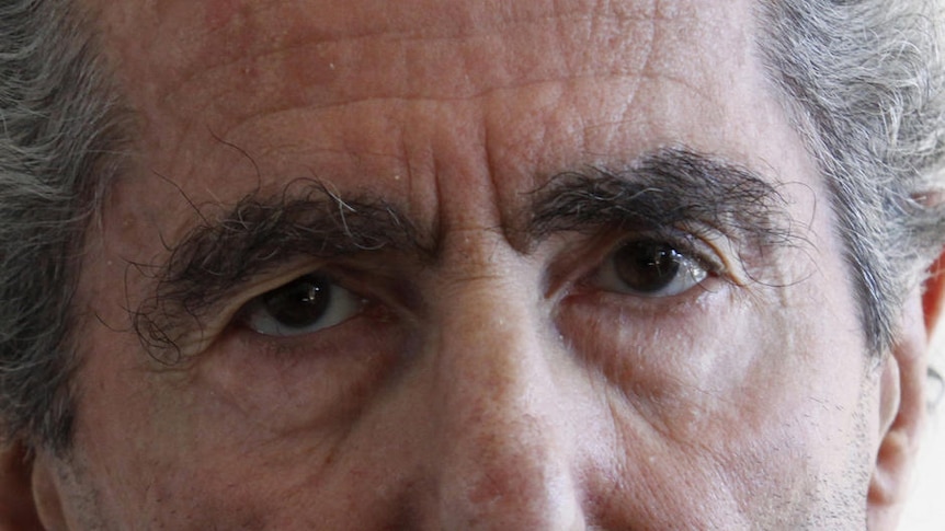 American author Philip Roth poses in New York