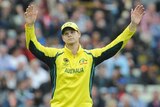 Australia captain Steve Smith gestures in frustration during Champions Trophy loss to England