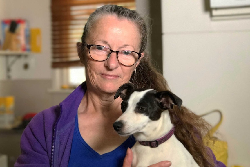 Wendy Morgan with her dog