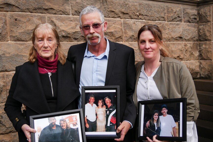 Family of the deceased, mother Valda Webb, father Michael Auditori and sister.