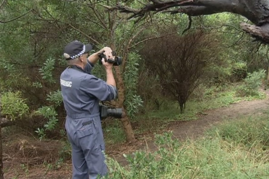 Police forensics at Sorrento