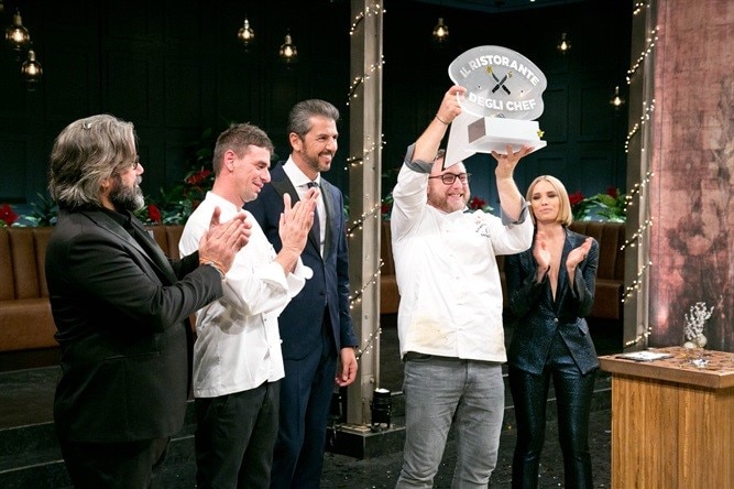 Australian Valter Di Cecco took out the top spot in the 2018 'Il Ristorante Degli Chef' tv cooking competition.
