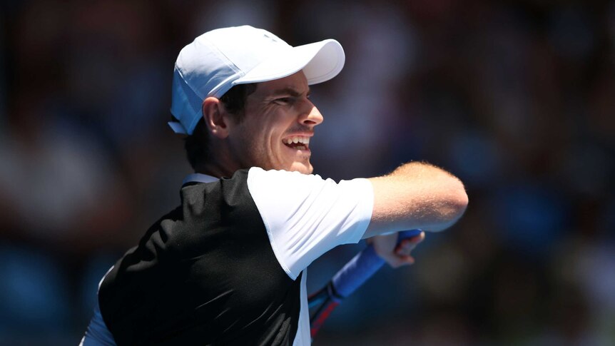 Greater transparency ... Andy Murray during his opening match at the Australian Open
