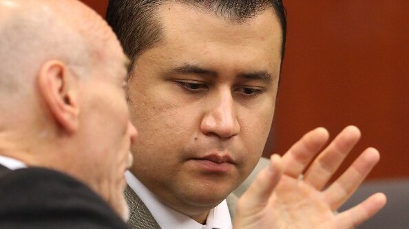 George Zimmerman pictured in court on July 9, 2013