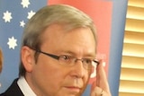 Labor leader Kevin Rudd has not yet confirmed he will attend a debate with John Howard this Sunday. (File photo)