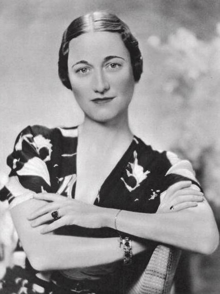 Wallis Simpson, who married Prince (formerly King) Edward after he abdicated the British throne.