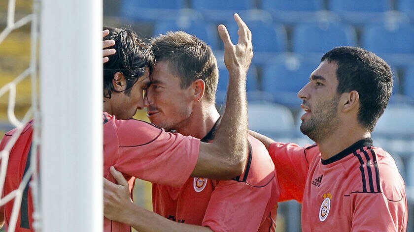 Kewell's two goals helped Galatasaray to a 5-1 win on the night and a 7-3 aggregate win overall.