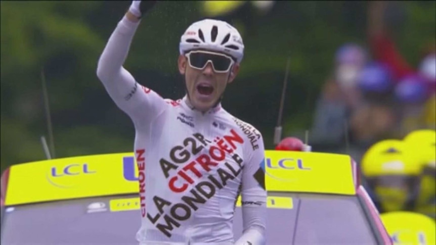 Ben O'Connor wins stage nine of Tour de France