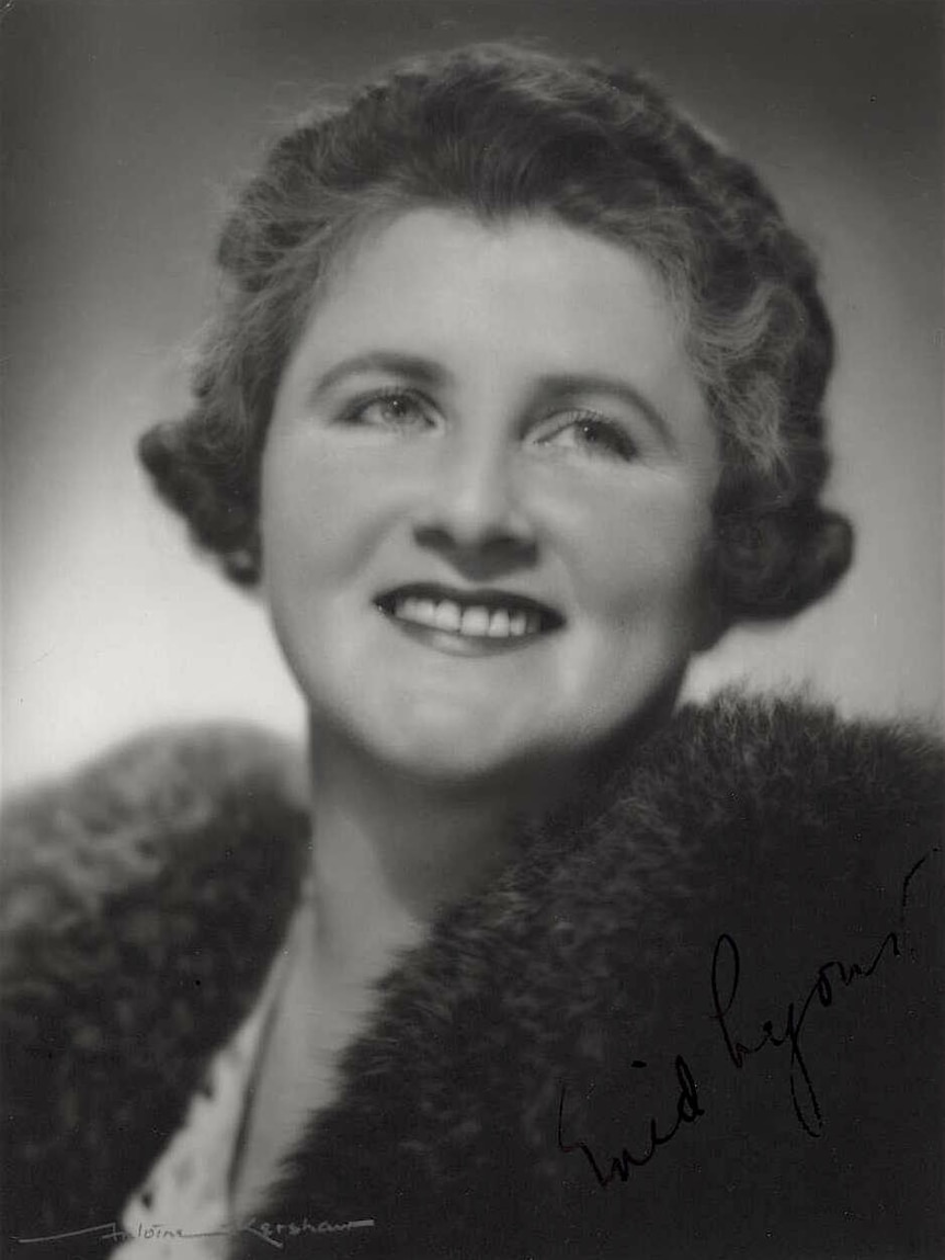 Tasmanian MP Enid Lyons, first female MP in Australian Parliament, in 1950