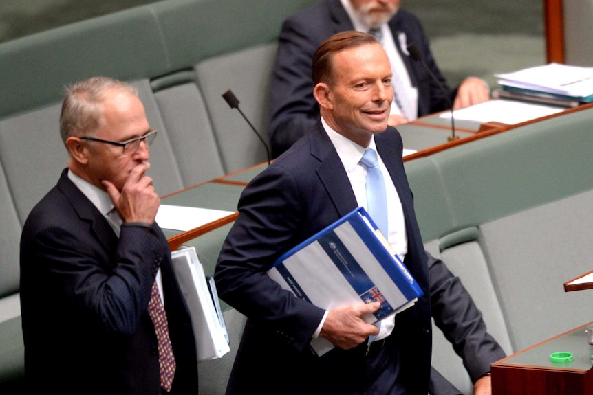 Tony Abbott and Malcolm Turnbull