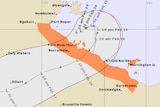 BOM cyclone map.