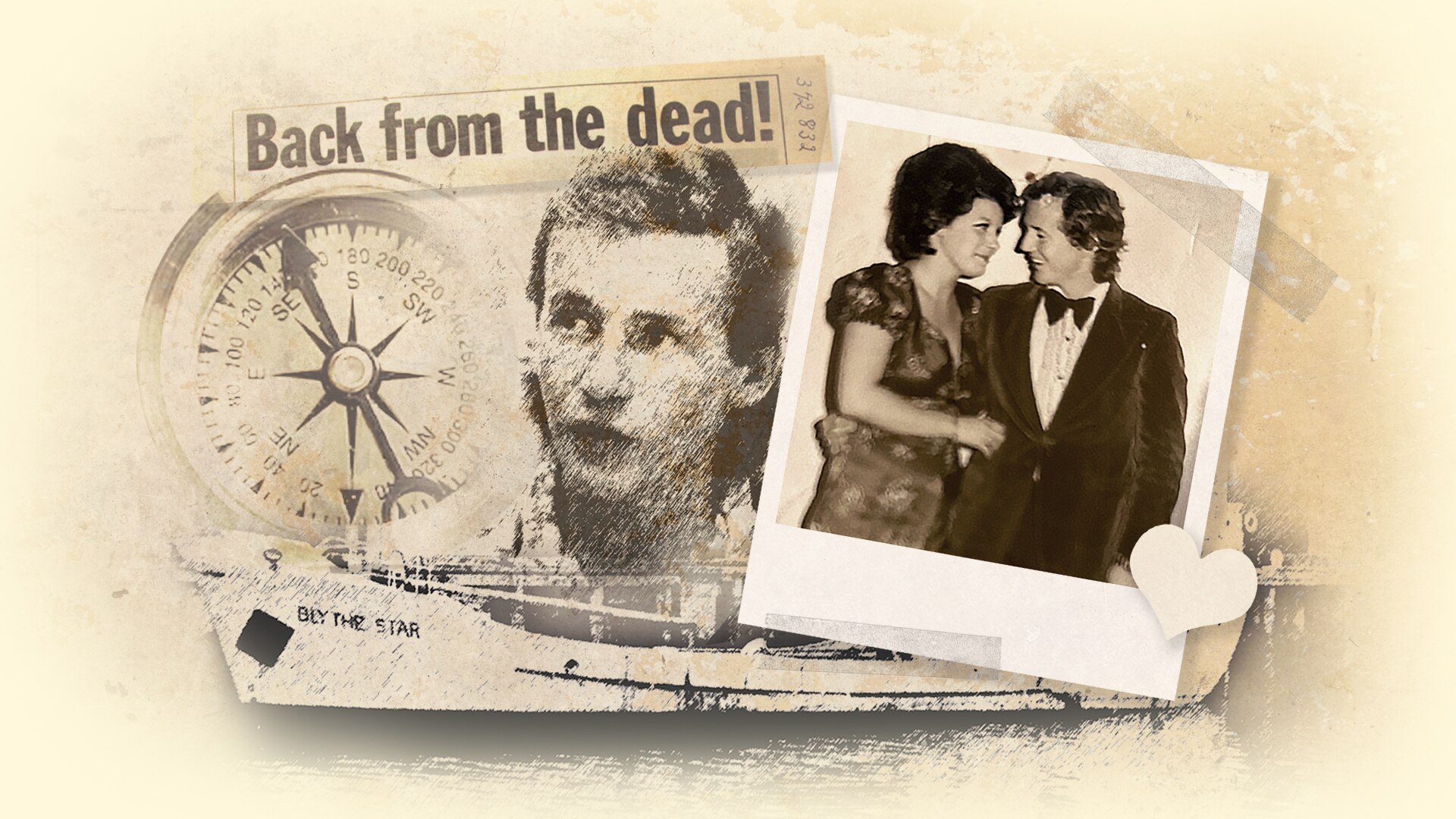 A composite image of the Blythe Star and one of the survivors, Mick Doleman.