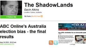 Screenshot of Gavin Atkins' blog