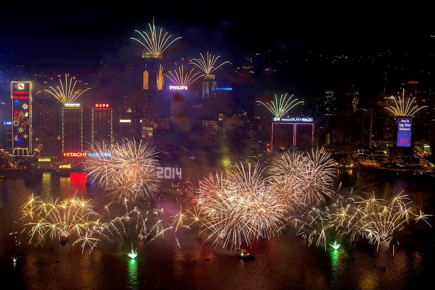 New Year celebrations in Hong Kong