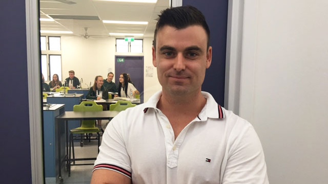 Teacher Kyle Anstee, 31, former civil engineer in construction