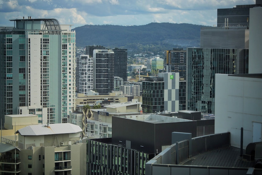 High-rise buildings in Brisbane's CBD.