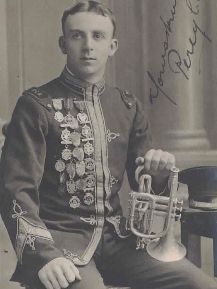 A young Percy Code as a soloist.