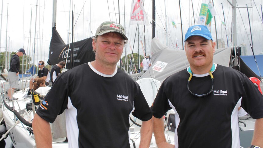 John Osborne and Andrew Fletcher ahead of the Sydney to Hobart yacht race