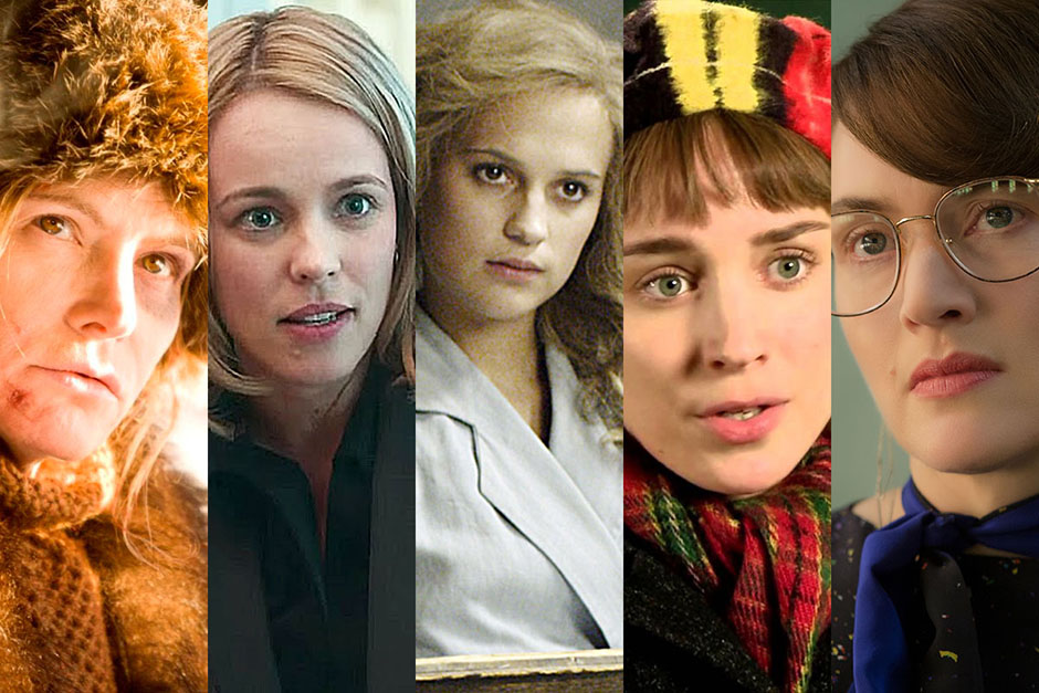 Composite image of the best supporting actress nominees at the 2016 Academy Awards