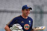 Peter Siddle at Australian training