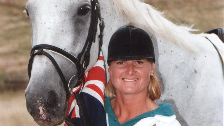 Gillian Rolton with her horse.