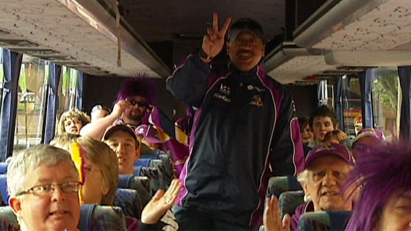 What a win...the Storm faithful partied into the night in Sydney.