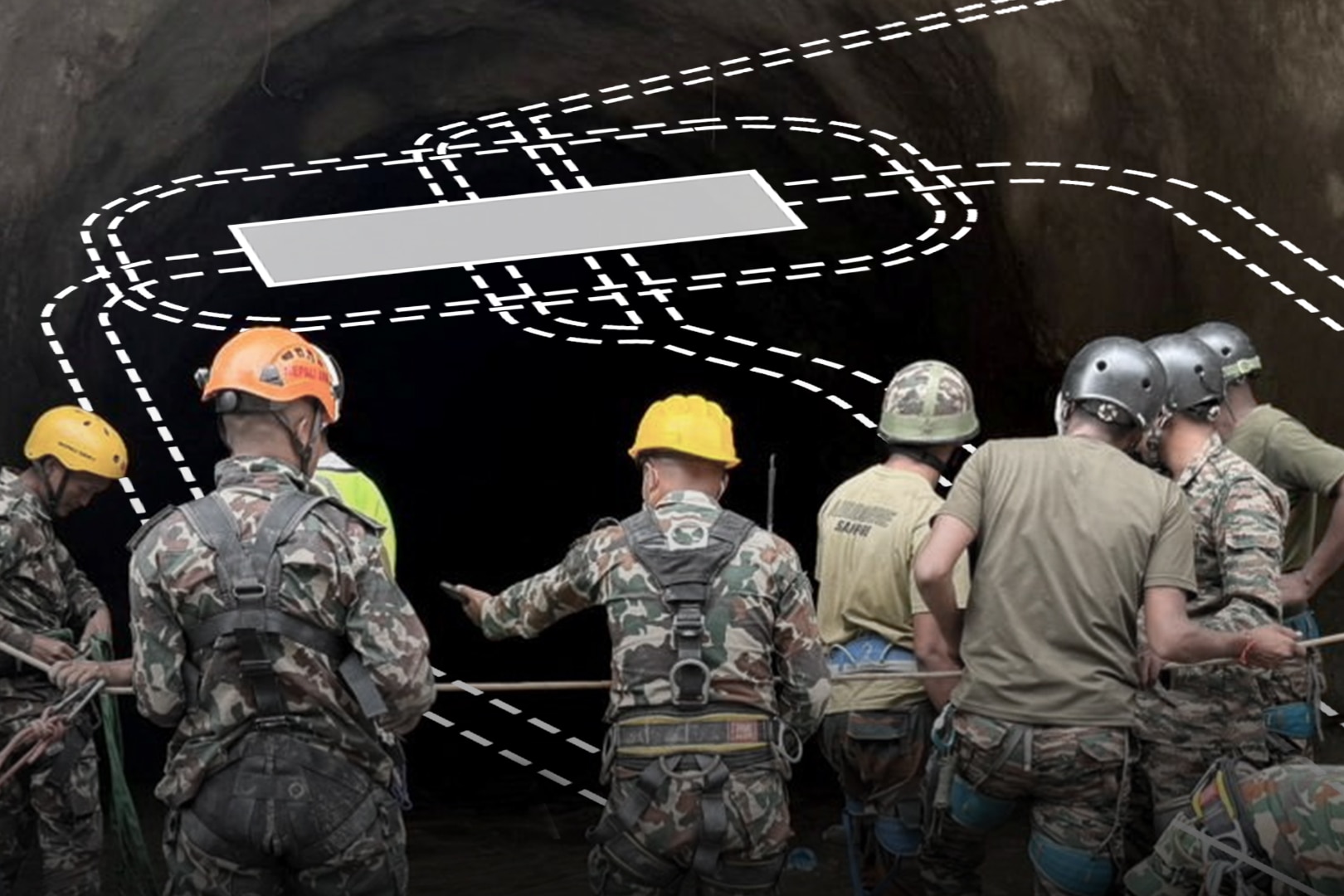 The mission to find survivors in Nepal's underground 'Goldilocks zones'