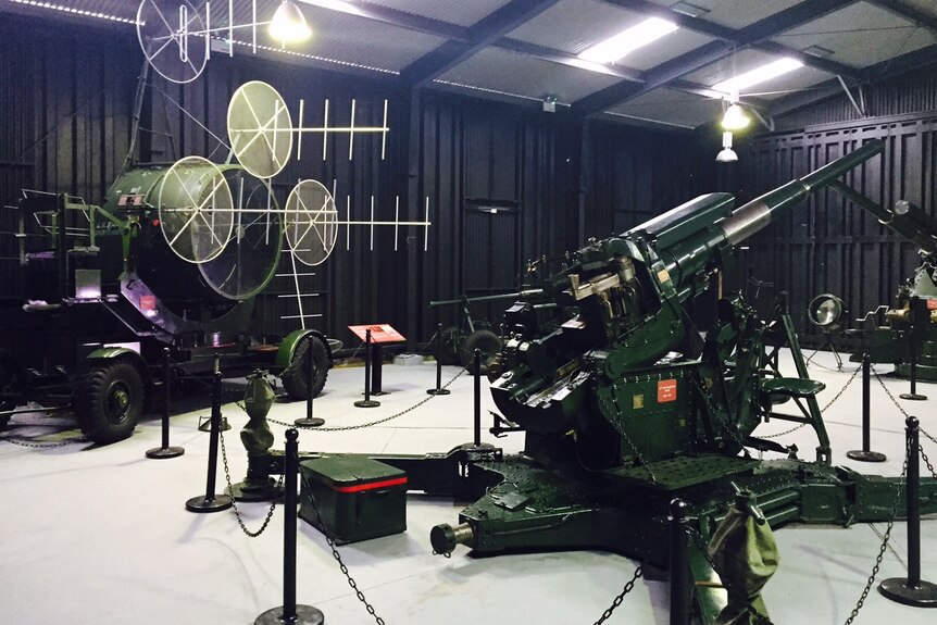 Tours of North Fort now include an artillery exhibition, featuring anti-aircraft guns