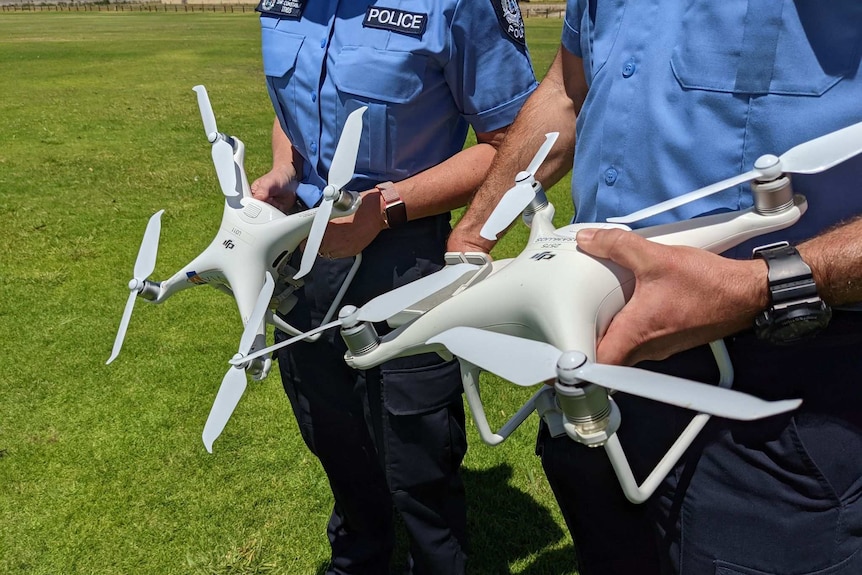 Two small drones being made available to police districts across WA.