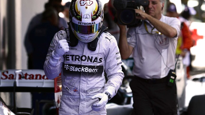 Hamilton happy with front row sweep