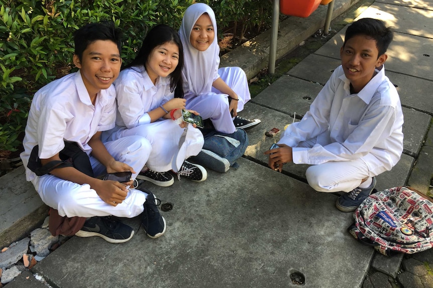 Teenagers in Jakarta