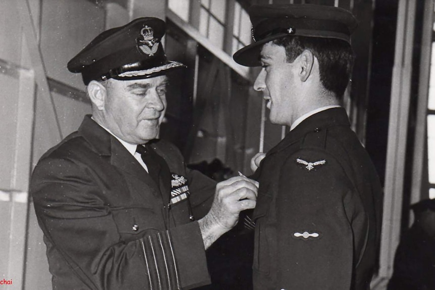 Richard McLaren at his RAAF graduation in the 1960s
