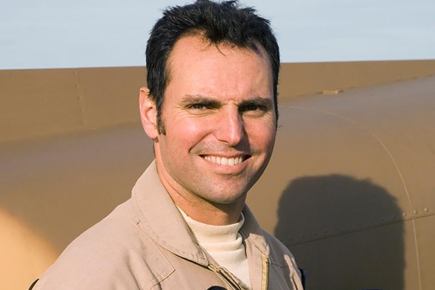 Former US military pilot Daniel Edmund Duggan seen as a pilot in Tasmania