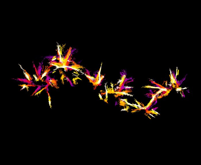An image showing the nanoscopic movement of actin molecules. Actin is an essential protein found in all plants and animals.