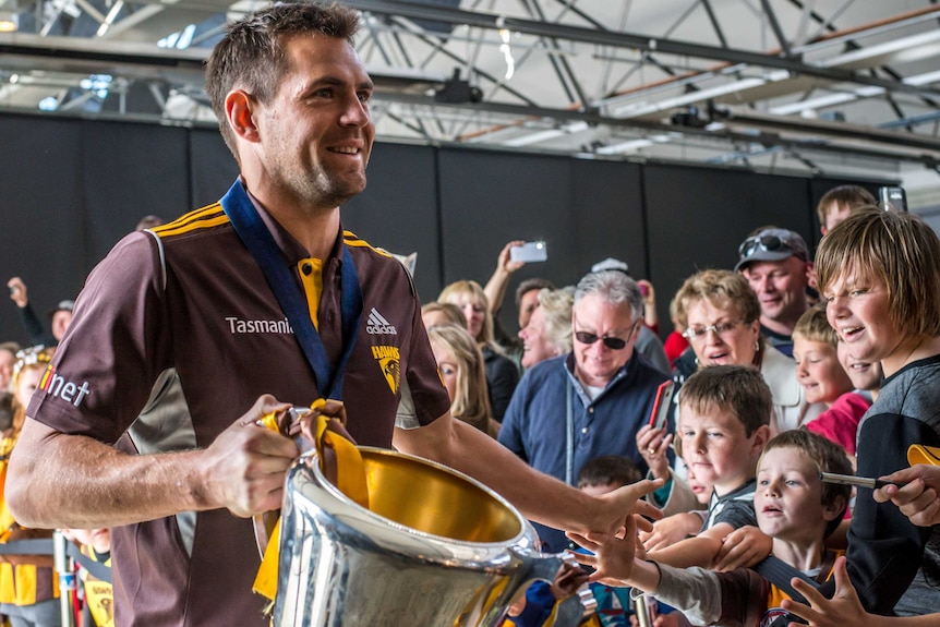 AFL premiers Hawthorn tour Tasmania