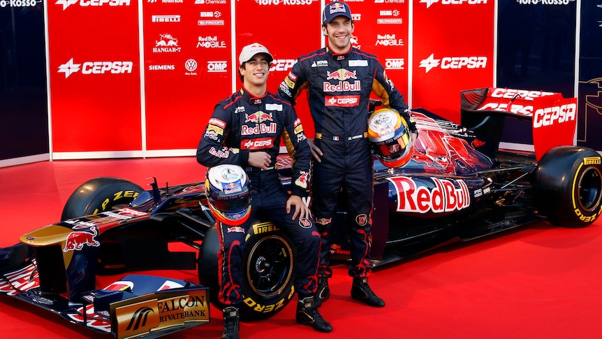 Formula One young guns Daniel Ricciardo and Jean-Eric Vergne