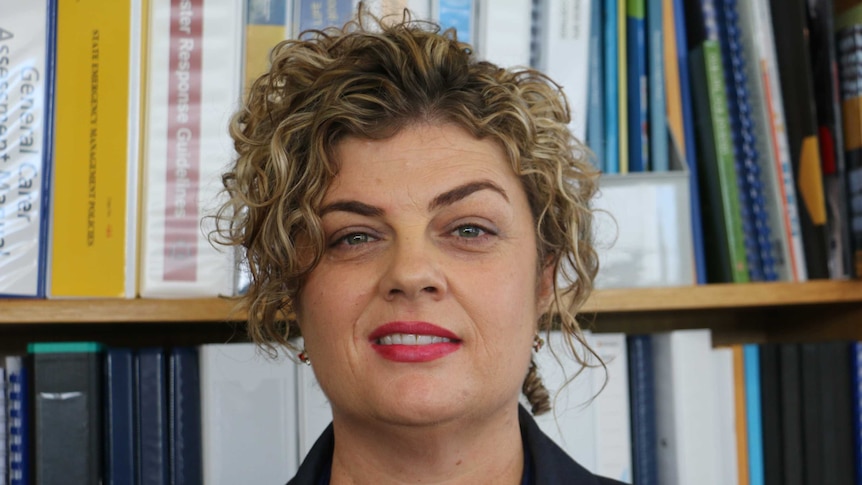 Close-up of Emma White, Director General of the WA Department of Child Protection and Family Support