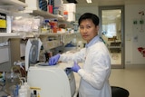 An image of Jason Lee in a lab with technology