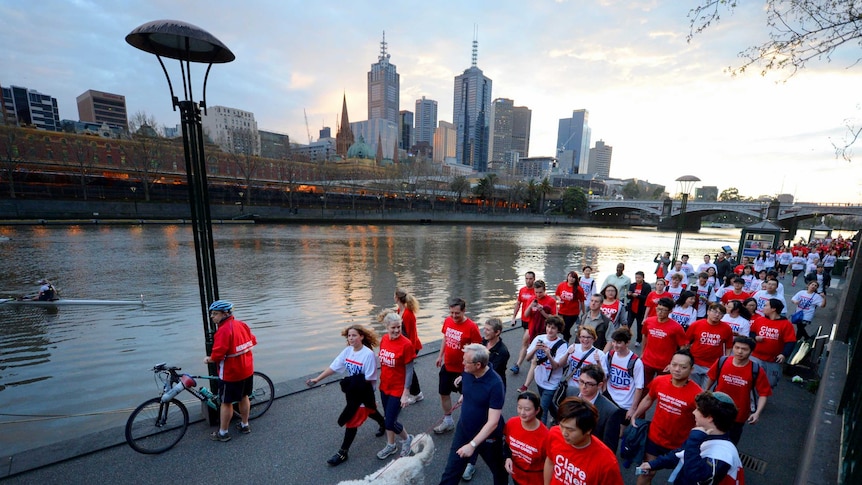 Morning walk for PM in Melbourne