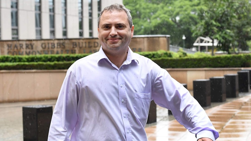 Clive Palmer's brother-in-law George Sokolov leaving court