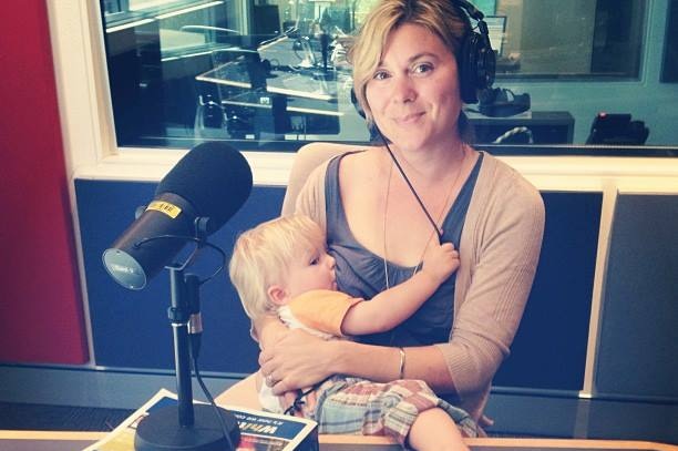 Lactation consultant Meg Nagle advocates for women to breastfeed in public without having to 'cover up'.