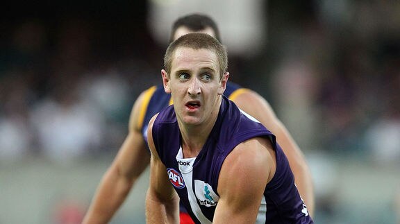 Explosive debut: Michael Barlow racked up 33 touches and kicked two goals in his first league game.
