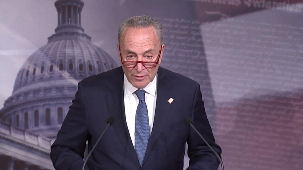 Senator Minority Leader Chuck Schumer has called for White House aides ...