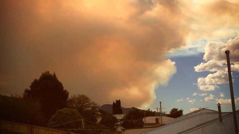 Bushfire near Hobart