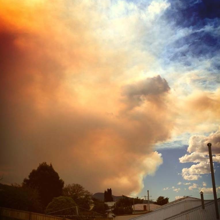 Bushfire near Hobart