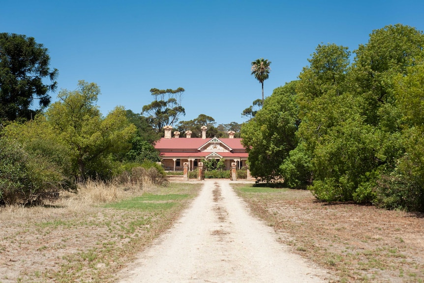 A simple dirt track leads to this unexpectedly grand home in regional SA