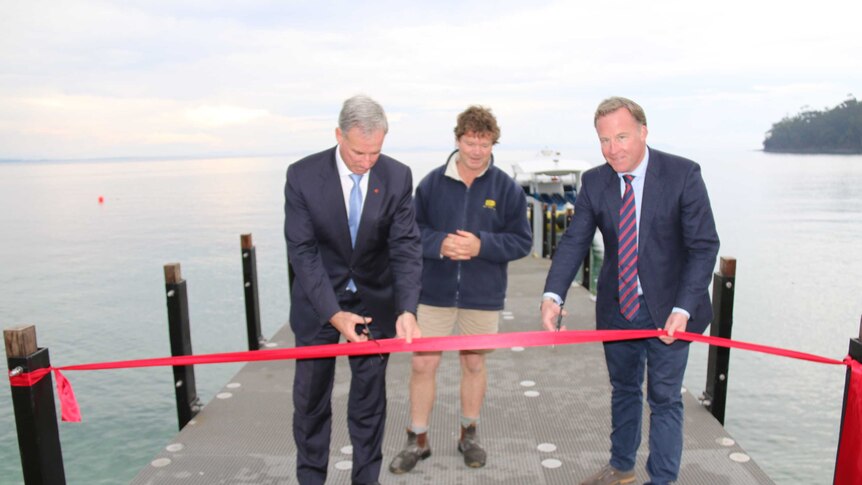Unveiling the new jetty