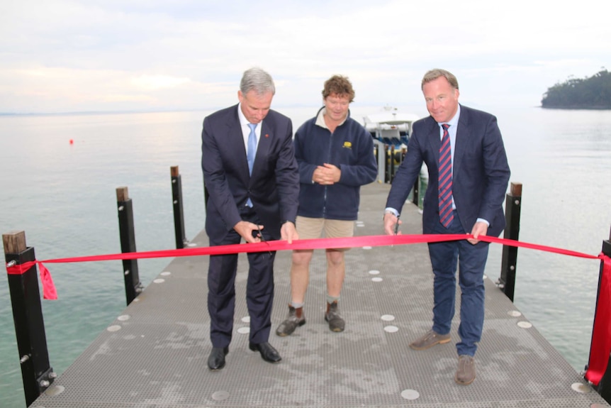 Unveiling the new jetty